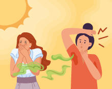 Ways to help reduce strong body odour Ways to help reduce strong body odour