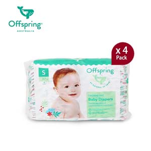 Offspring - Package B (Baby Diapers S-size 4 Pack Bundle/30pcs)