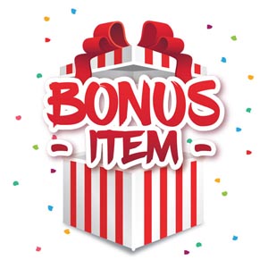 BONUS ITEM BONUS ITEM