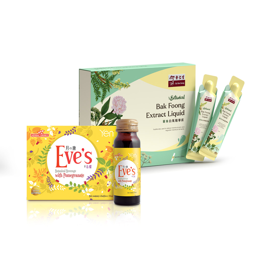 Botanical Bak Foong Extract Liquid  + Eve's with Pomegranate