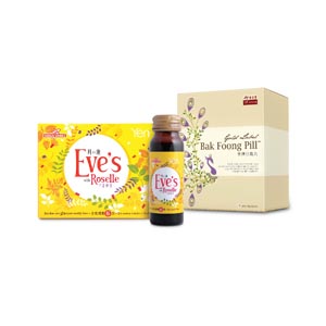 Gold Label Bak Foong Pills (Large Pills) + Eve's with Pomegranate (50ml x6 bottles)