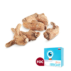 Matured American Ginseng 300gm (pack with slices) FOC I-Bright