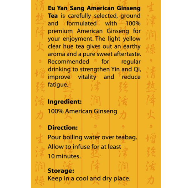 EYS American Ginseng Tea