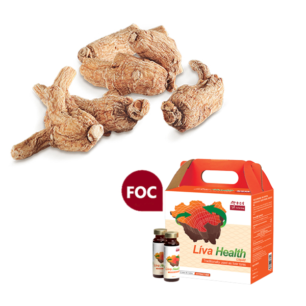 Matured American Ginseng 1kg (pack with slices) FOC Liva Health Liquid