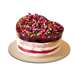(Pre-order) Strawberry Watermelon Cake 5"(Heart Shape) (Pre-order) Strawberry Watermelon Cake 5"(Heart Shape)