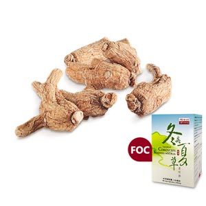 Matured American Ginseng 300gm (pack with slices) FOC Capsules of Cordyceps Sinensis Mycelia 60Cap*500mg