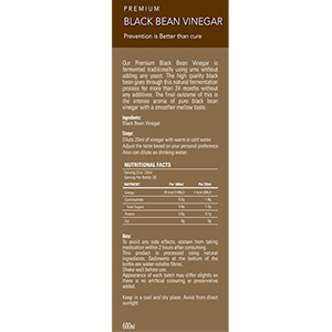 EYS VINIGEN Premium Black Bean Vinegar