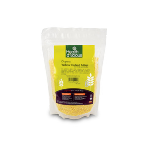 Health D'licious- Organic Yellow Hulled Millet 500g