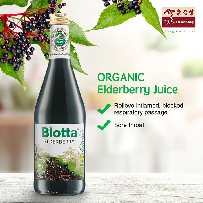 Biotta Elderberry Juice 500ml Eu Yan Sang Malaysia