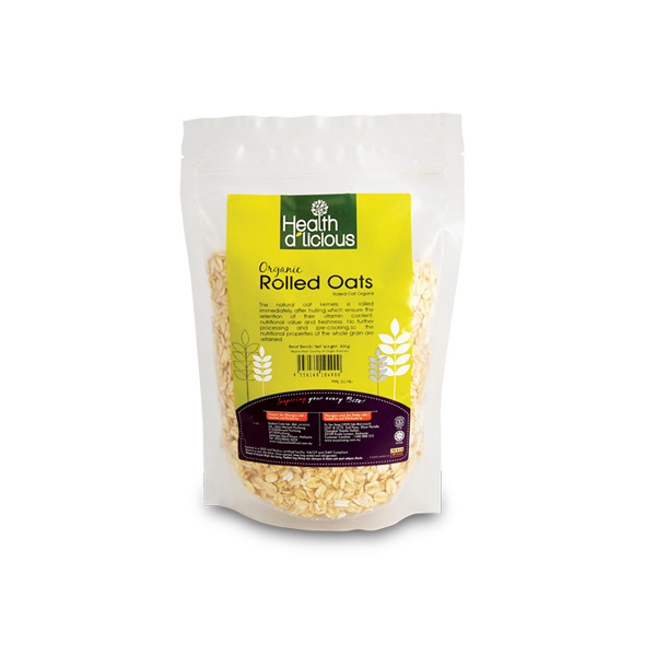 Health D'licious- Organic Rolled Oats 300g