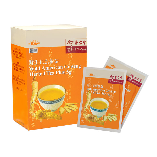 野生花旗参茶5gm 24 Sachet S 余仁生 马来西亚